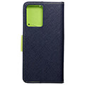 fancy book case for xiaomi redmi note 12 4g navy lime extra photo 1