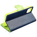 fancy book case for xiaomi redmi note 12 4g navy lime extra photo 2