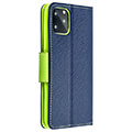 fancy book case for xiaomi redmi note 12 4g navy lime extra photo 5