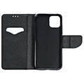 fancy book case for xiaomi redmi note 12 5g black extra photo 7