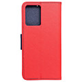 fancy book case for xiaomi redmi note 12 pro 5g red navy extra photo 1