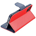 fancy book case for xiaomi redmi note 12 pro 5g red navy extra photo 2