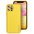 leather case for xiaomi redmi note 12 4g yellow extra photo 2