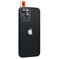spigen glass ez fit optik pro 2 pack black for iphone 14 iphone 14 plus extra photo 1
