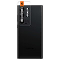 spigen glass ez fit optik pro 2 pack black for samsung galaxy s23 ultra extra photo 1