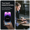 spigen glass ez fit privacy 2 pack for iphone 14 pro max extra photo 1