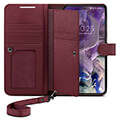 spigen wallet s plus burgundy for samsung galaxy s23 extra photo 1