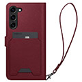 spigen wallet s plus burgundy for samsung galaxy s23  extra photo 1
