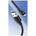 charging cable ugreen us289 micro black 1m 60136 2a extra photo 4