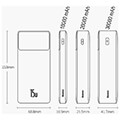 baseus bipow fast charge digital display power bank 10000mah 15w white extra photo 5