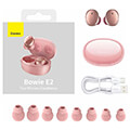baseus bowie e2 tws true wireless headset buds style pink extra photo 6