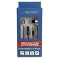 esperanza eh193 earphones with microphone eh193 black and white extra photo 2