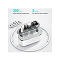 akoystika bluetooth handsfree tws mibro earbuds m1 white extra photo 1