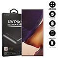 uv pro x one tempered glass for samsung galaxy s22 ultra case friendly working fingerprint sensor extra photo 2