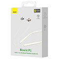 baseus neckband magnetic sport earphones bowie p1 creamy white extra photo 7