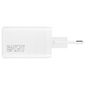 4smarts travel wall charger pdplug dual 45w gan 2x usb type c ports white extra photo 1