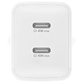 4smarts travel wall charger pdplug dual 45w gan 2x usb type c ports white extra photo 3
