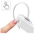 hama 184147 myvoice1500 bluetooth headset multipoint voice control white extra photo 5