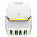 ldnio a4405 24a led lamp 4 usb home charger extra photo 1