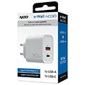 nod e wall ac30 universal fortistis usb a qc30 usb c pd30 30w white extra photo 4