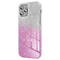 shining case for xiaomi redmi 12c clear pink extra photo 1