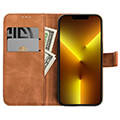 tender book case for xiaomi redmi note 12 4g brown extra photo 1