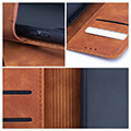 tender book case for xiaomi redmi note 12 5g brown extra photo 3