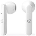nedishpbt2052wt fully wireless earphones bluetooth touch control charging case built in microphone extra photo 1