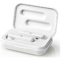 nedishpbt2052wt fully wireless earphones bluetooth touch control charging case built in microphone extra photo 5
