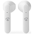 nedishpbt2052wt fully wireless earphones bluetooth touch control charging case built in microphone extra photo 7