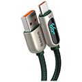 baseus display cable usb to type c 66w 1m green extra photo 2