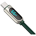 baseus display cable usb to type c 66w 1m green extra photo 3