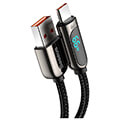 baseus display cable usb to type c 66w 2m black extra photo 1 baseus display cable usb to type c 66w 2m black extra photo 1