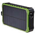 denver pso 10012 solar powerbank with 10000mah battery hand crank extra photo 1