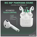 4smarts tws bluetooth headphones skybuds pro enc white with accessories extra photo 4