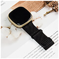 4smarts armband fitbit sense versa 3 mesh black extra photo 1