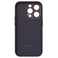 baseus liquid silica gel case iphone 14 pro elderberry tempered glass cleaning kit extra photo 2