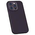 baseus liquid silica gel case iphone 14 pro elderberry tempered glass cleaning kit extra photo 4