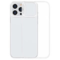 baseus simple transparent case iphone 13 pro max white extra photo 1