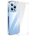 baseus crystal transparent case and tempered glass set iphone 14 pro extra photo 4