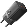 baseus wall charger gan5 40w 2x type c black extra photo 3