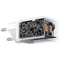 baseus wall charger gan5 40w 2x type c white extra photo 1 baseus wall charger gan5 40w 2x type c white extra photo 1
