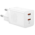 baseus wall charger gan5 40w 2x type c white extra photo 4 baseus wall charger gan5 40w 2x type c white extra photo 4