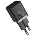 baseus mini wall charger gan5 30w black extra photo 2