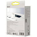 baseus wall compact quick charger 2xusb type c pd 3a 30w white extra photo 5