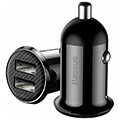 baseus grain pro car charger 2x usb 48a 24w black extra photo 1