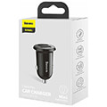 baseus grain pro car charger 2x usb 48a 24w black extra photo 3