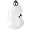 baseus grain pro car charger 2x usb 48a 24w white extra photo 2 baseus grain pro car charger 2x usb 48a 24w white extra photo 2