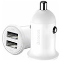 baseus grain pro car charger 2x usb 48a 24w white extra photo 3 baseus grain pro car charger 2x usb 48a 24w white extra photo 3