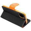 canvas book case for xiaomi redmi note 12s black extra photo 1